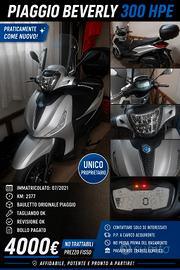 piaggio beverly 300 hpe