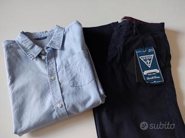 Completo camicia pantalone bambino Guess misura 12