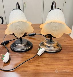 Coppia di lampade da tavolo