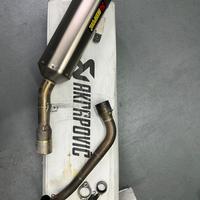 Scarico R125 2014-18 akrapovic completo deacat