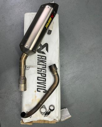 Scarico R125 2014-18 akrapovic completo deacat