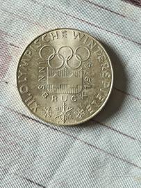 Moneta argento 100 scellini 