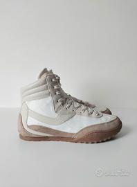 Sneakers alte Zara ecru e bianco