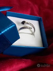 Anello serpente acciaio inox 