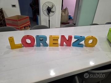 LETTERE LEGNO