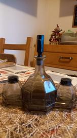 saliera da tavolo in vetro vintage 