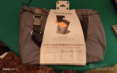 Borsa + custodia Notebook 15" in neoprene 