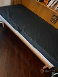 Letto singolo nuovo con materasso antidecubito