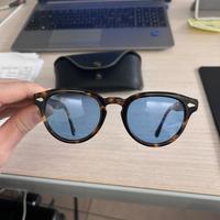 Moscot Maydela occhiali da sole lente blu