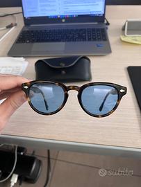 Moscot Maydela occhiali da sole lente blu