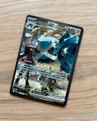 Carta Pokemon Metagross ex di Rocco Ascesa Eroica
