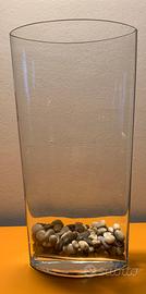 Vaso moderno in vetro robusto