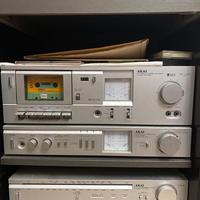 Stereo Vintage 4 pezzi Akai