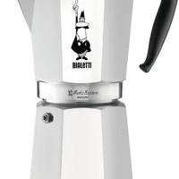 Bialetti Caffettiera Moka Express 18 Tazze, Manico