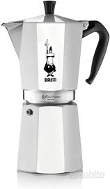 Bialetti Caffettiera Moka Express 18 Tazze, Manico