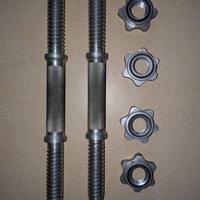 2x Manubrio filettato 45cm 28mm