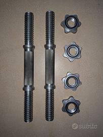 2x Manubrio filettato 45cm 28mm