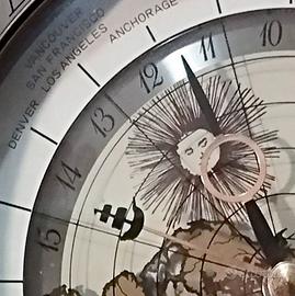 Seiko World Time Globe Clock, Design Space Age