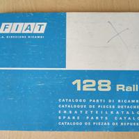 Catalogo ricambi Fiat 128 Rally 1° Ed.1975