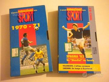 Due VHS ITALIA mondiali Mexico '70 & Espana 82