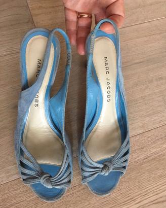 Sandali azzurri Marc Jacobs