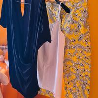 Conpleto da donna con Pantalone Blusa Top