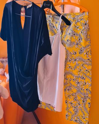 Conpleto da donna con Pantalone Blusa Top