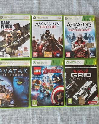 Lotto 6 Giochi Xbox 360 PAL ITA - Testati