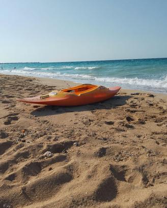 Canoa kayak Sanblas Giro + pagaia + paraspruzzi.