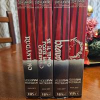 4 Vhs GARINEI GIOVANNINI Montesano Dorelli Fabrizi