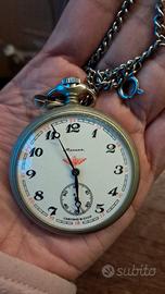 OROLOGIO DA TASCA SOVIETICO MOLNIJA – Anni '60/'70