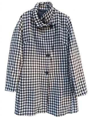 Cappotto donna bianco e nero 
