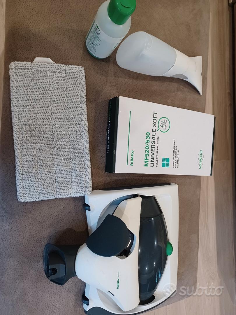 4 PANNI ORIGINALI SOFT UNIVERSALI VORWERK FOLLETTO KOBOLD PULILAVA SP520  SP530