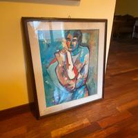 Quadro dipinto a mano moderno