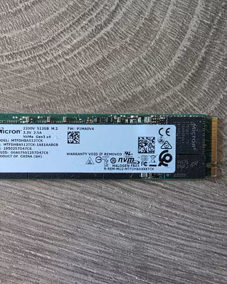 Hard Disk SSD Nvme 512 GB Micron