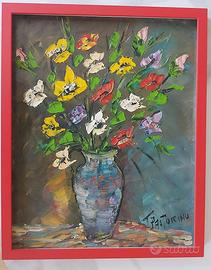 quadro composizione floreale 