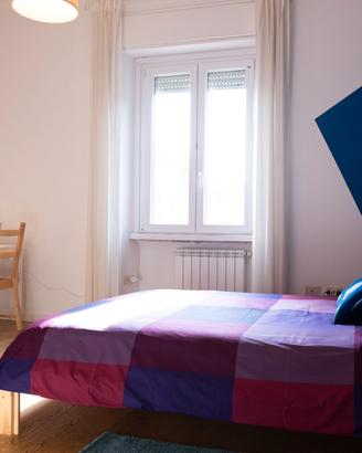 Ampia stanza matrimoniale Metro C MIRTI Centocelle