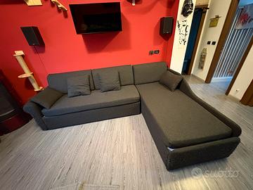 Divano letto 3 posti 200x300 antracite