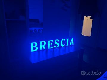 Insegna luminosa artigianale 3D “BRESCIA”