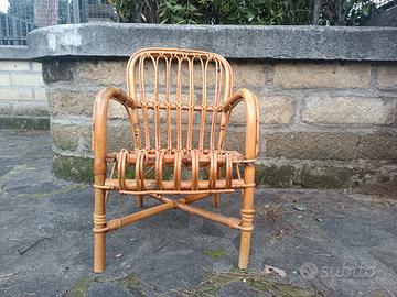 Sedia in Vimini bimba perfettamente conservata 