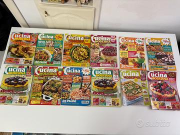 Lotto 12 riviste di cucina la cucina moderna vinta