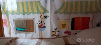 Letto Ikea montabileo come soppalco o come baldacc