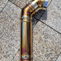 Tubo fumi canna FUMARIA camino ACCIAIO INOX