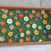 Vassoio realizzato a mano 