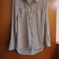 Camicia Pimkie bianca con decorazione nera