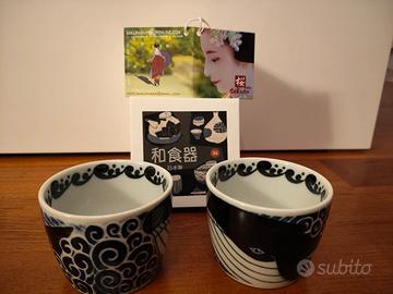 Set 2 bicchieri giapponesi Soba Kujira