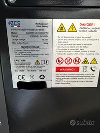 ZCS Azzurro inverter 6 kw + batteria 5,12 kWh NUOV