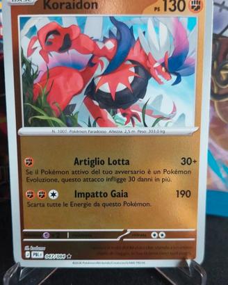 Pokemon Koraidon 047/084 reverse
