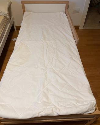 Lettino Ikea con sponda Sniglar