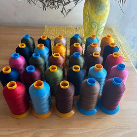 Stock 29 pezzi filo da cucito n.20 nuovi